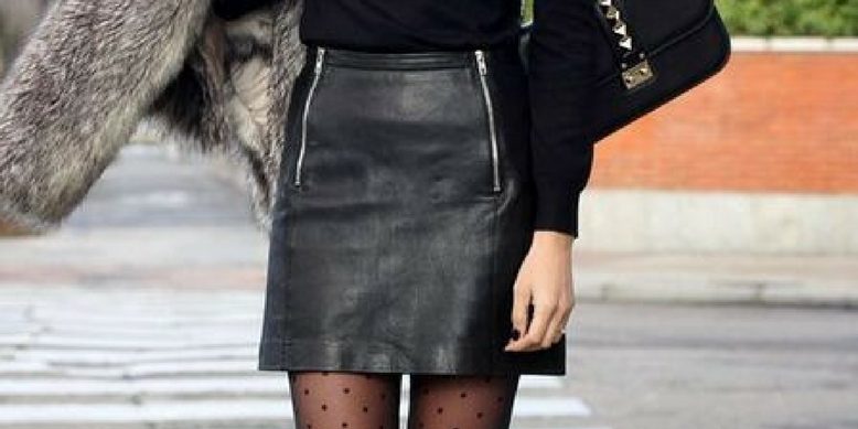calça feminina couro fake preta moda outono inverno 2018