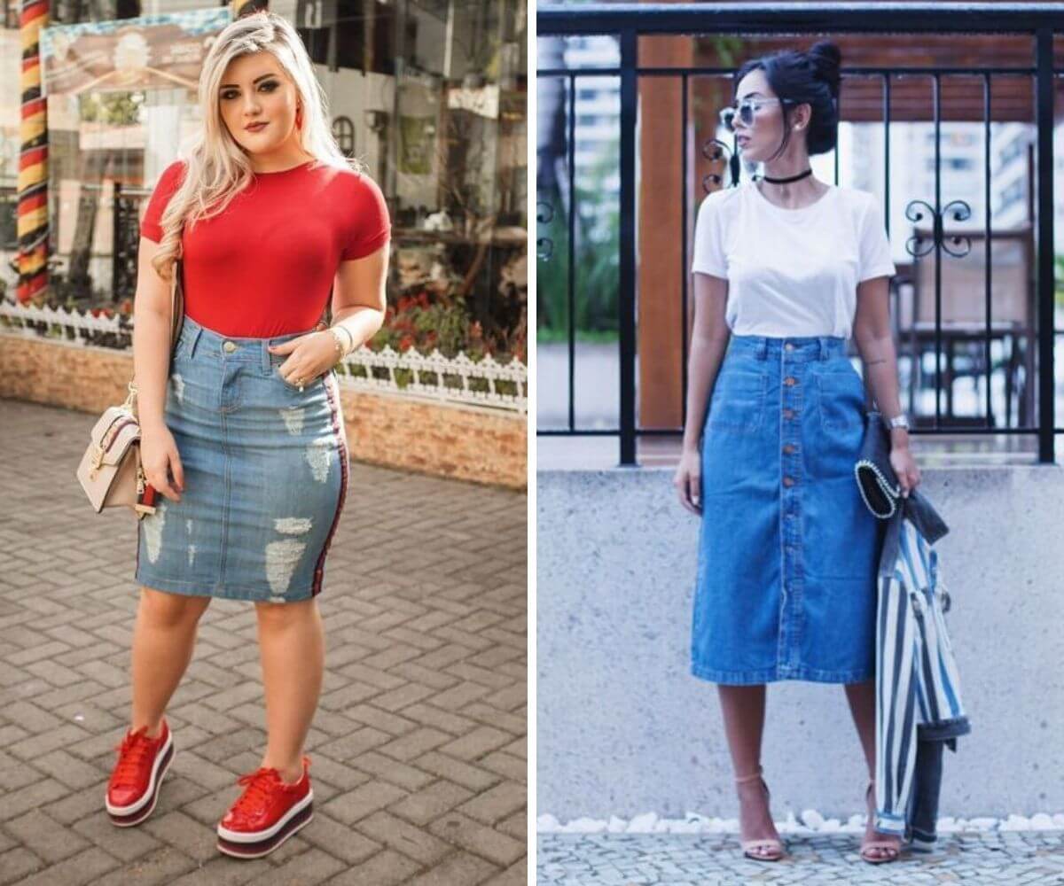 Como Usar Saia Jeans: Dicas Para Mini, Midi E Maxi