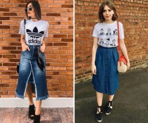 Como Usar Saia Jeans: Dicas Para Mini, Midi E Maxi