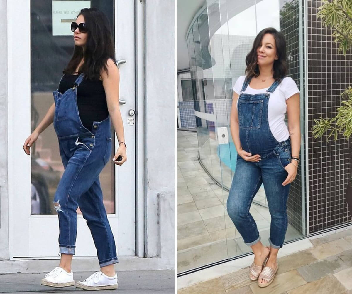 macacão para gravida jeans